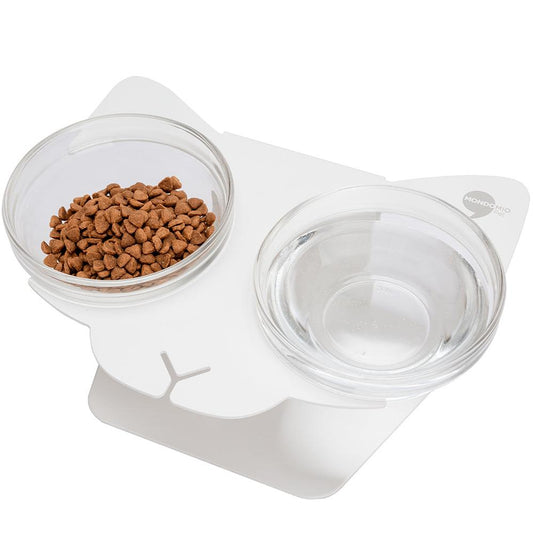 Premium KOREAN MADE Elevated Feeder for Cats (KITTY) - Ergonomic and Stylish Feeding Solution for pets
