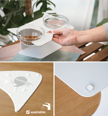 Premium KOREAN MADE Elevated Feeder for Small Dogs (DOGGY) – Ergonomic and Stylish Solution Pets