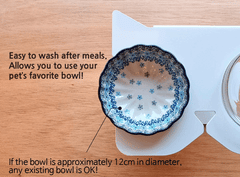 Premium KOREAN MADE Elevated Feeder for Small Dogs (DOGGY) – Ergonomic and Stylish Solution Pets